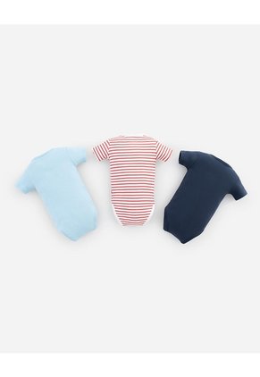 Body Manga Corta Algodón X3unds Surtido Bebé Niño Multicolor