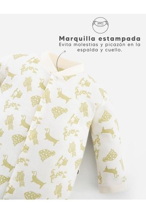 Pijama Algodón Botones A Presión X2unds Surtido Bebé Niño Multicolor