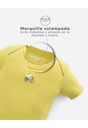 Body Manga Corta Algodón X3unds Surtido Bebé Niño Multicolor
