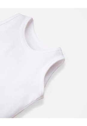 Camiseta Esqueleto Algodón X3unds Blanca Bebé Unisex Blanco