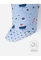 Pijama Algodón Cierre Doble Sentido Estampada Bebé Niño Azul de BABY FRESH