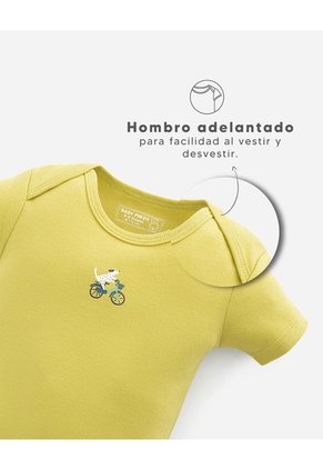 Body Manga Corta Algodón X3unds Surtido Bebé Niño Multicolor