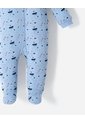 Pijama Algodón Cierre Doble Sentido Estampada Bebé Niño Azul de BABY FRESH