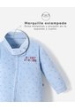 Pijama Cierre Doble Sentido Estampada Bebé Niño Azul de BABY FRESH