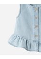 Conjunto Blusa + Short índigo Algodón Bebé Niña Azul Oscuro de BABY FRESH