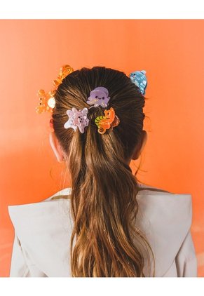 Pinzas Para El Cabello Pack X6unds Surtido