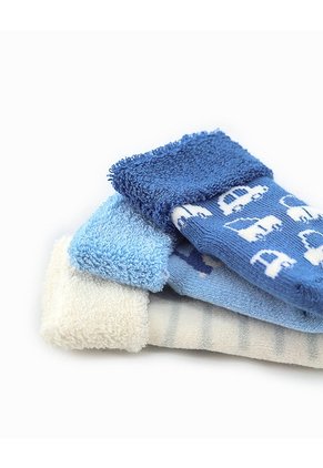 Medias Bebé Unisex Algodón Largas Pack X3 Surtido Multicolor