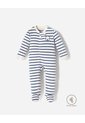 Pijama Cierre Doble Sentido Rayas Bebé Niño Azul de BABY FRESH