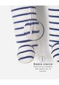 Pijama Cierre Doble Sentido Rayas Bebé Niño Azul de BABY FRESH