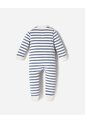 Pijama Cierre Doble Sentido Rayas Bebé Niño Azul de BABY FRESH