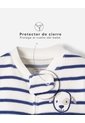 Pijama Cierre Doble Sentido Rayas Bebé Niño Azul de BABY FRESH