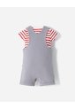 Conjunto Body + Overol Corto Bebé Niño Gris de BABY FRESH