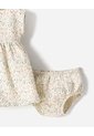 Conjunto Vestido + Bloomer Beige Bebé Niña Beige de BABY FRESH