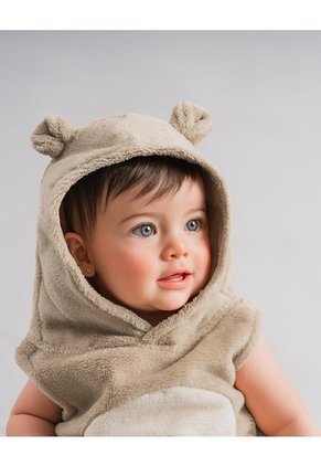 Body Disfraz Halloween Oso Bebé Unisex Beige
