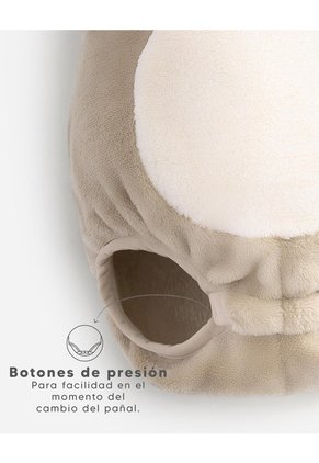 Body Disfraz Halloween Oso Bebé Unisex Beige