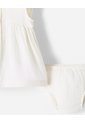 Conjunto Vestido + Bloomer Bebé Niña Beige de BABY FRESH