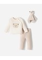 Conjunto + Peluche De Apego Bebé Niño Beige de BABY FRESH
