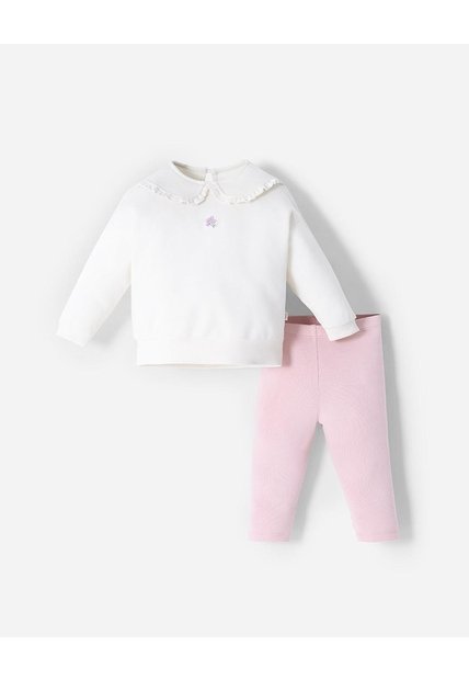 Conjunto Buzo + Pantalón Bebé Niña Multicolor