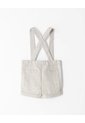 Bermuda + Cargaderas Lino Bebé Niño Beige de BABY FRESH