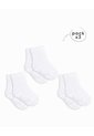 Medias Bebé Niño Algodón Largas Pack X3 Blancas Blanco de BABY FRESH