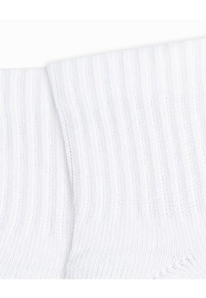 Medias Bebé Niño Algodón Largas Pack X3 Blancas Blanco