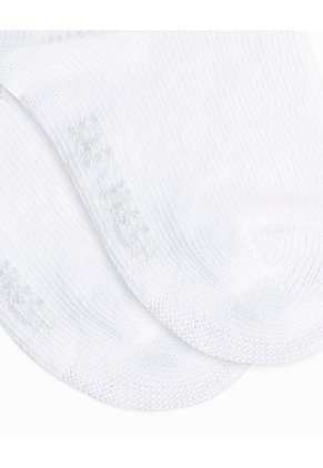 Medias Bebé Niño Algodón Largas Pack X3 Blancas Blanco