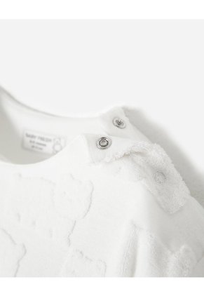 Conjunto Buzo + Pantalón Bebé Unisex Blanco