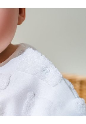 Conjunto Buzo + Pantalón Bebé Unisex Blanco