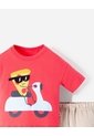 Conjunto Camiseta + Bermuda Bebé Niño Rojo de BABY FRESH