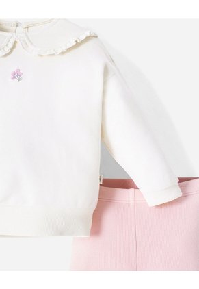 Conjunto Buzo + Pantalón Bebé Niña Multicolor