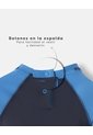 Traje De Baño Protección UV Estampado Bebé Niño Azul de BABY FRESH