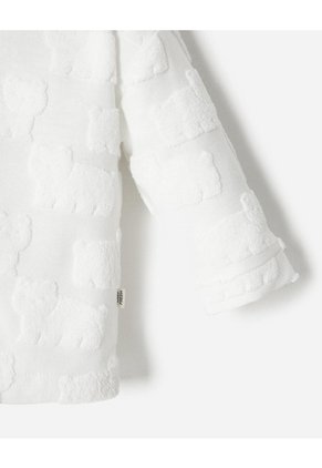 Conjunto Buzo + Pantalón Bebé Unisex Blanco