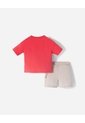 Conjunto Camiseta + Bermuda Bebé Niño Rojo de BABY FRESH