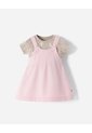 Conjunto Body + Vestido Algodón Bebé Niña Rosa de BABY FRESH