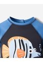 Traje De Baño Protección UV Estampado Bebé Niño Azul de BABY FRESH