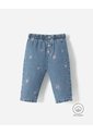 Jean Regular Algodón Bordado índigo Bebé Niña Azul Oscuro de BABY FRESH