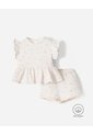Conjunto Blusa + Short Bebé Niña Beige de BABY FRESH
