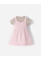 Conjunto Body + Vestido Algodón Bebé Niña Rosa de BABY FRESH