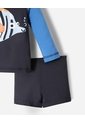 Traje De Baño Protección UV Estampado Bebé Niño Azul de BABY FRESH