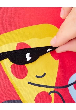 Conjunto Camiseta + Bermuda Bebé Niño Rojo