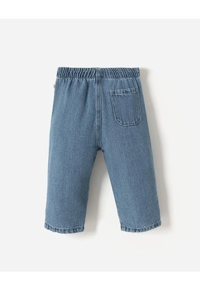 Jean Baggy Algodón índigo Bebé Unisex Azul Oscuro