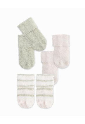 Medias Bebé Unisex Calentadoras Largas Pack X3 Surtido Multicolor