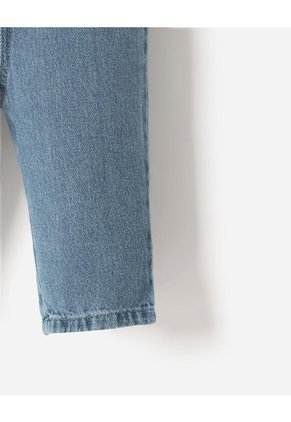 Jean Baggy Algodón índigo Bebé Unisex Azul Oscuro
