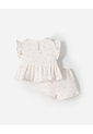Conjunto Blusa + Short Bebé Niña Beige de BABY FRESH