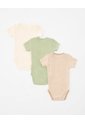 Body Manga Corta Algodón Surtido X3unds Bebé Unisex Multicolor de BABY FRESH