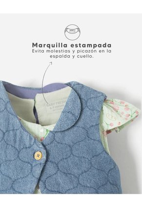 Conjunto Vestido + Bloomer Bebé Niña Multicolor