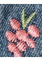 Jean Regular Algodón Bordado índigo Bebé Niña Azul Oscuro de BABY FRESH
