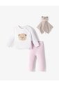 Conjunto + Peluche De Apego Bebé Niña Rosa de BABY FRESH
