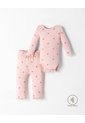 Conjunto Body + Pantalón Acanalado Bebé Niña Rosa de BABY FRESH