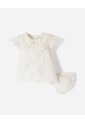 Conjunto Vestido + Bloomer Bordado Bebé Niña Blanco de BABY FRESH